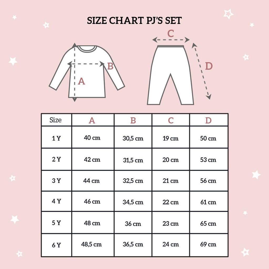 PROMO 7.7 PROMO BAJU LEBARAN PROMO Little Palmerhaus setelan piyama anak Pajamas Bamboo PJs Pyjamas Set 1-6 Tahun