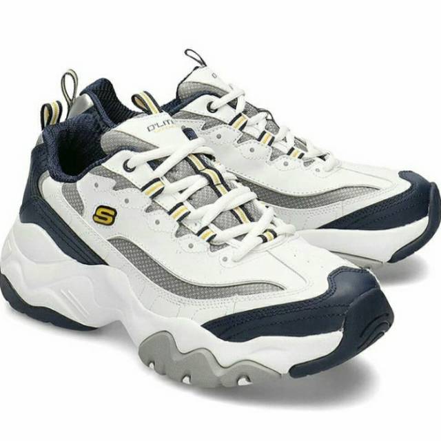 skechers d'lites 3 mens navy