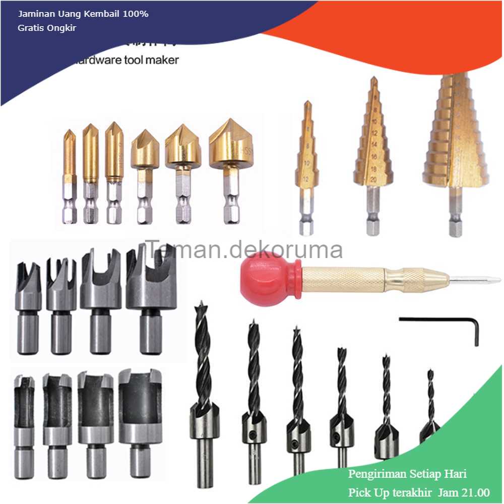 TD-DFA Mayitr Hardware Tool Maker Mata Bor Drill Bit Set 24 PCS - ZSD1