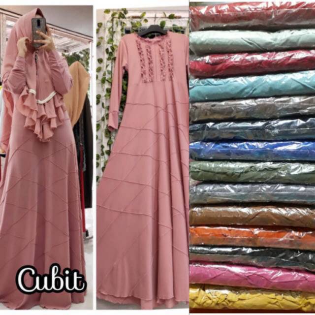 Gamis jersey cubit grade A