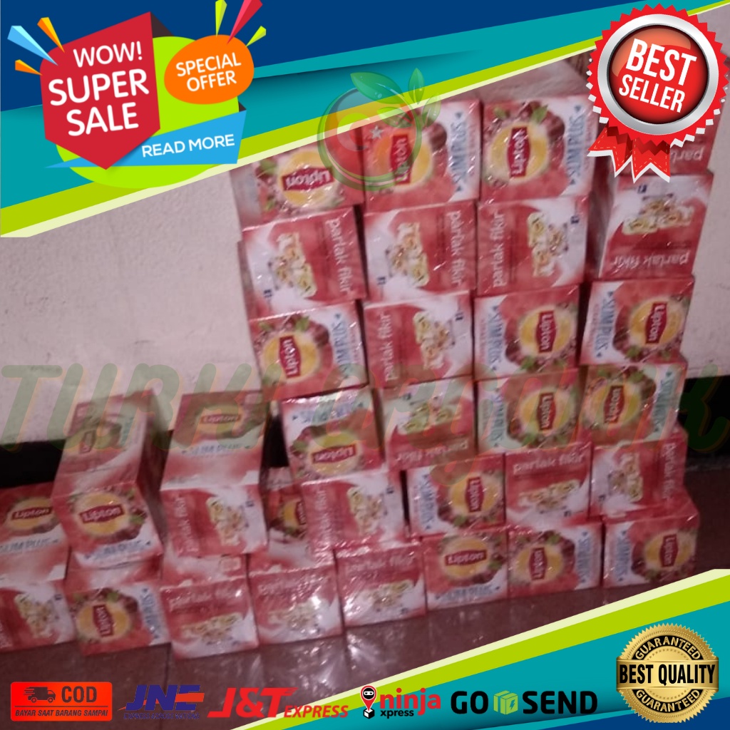 (BONUS HIMSALT) TEH LIPTON SLIM PLUS DIET LANGSING TURKI HERBAL, SEHAT &amp; ALAMI / NATURAL SLIMMING TEA FORM