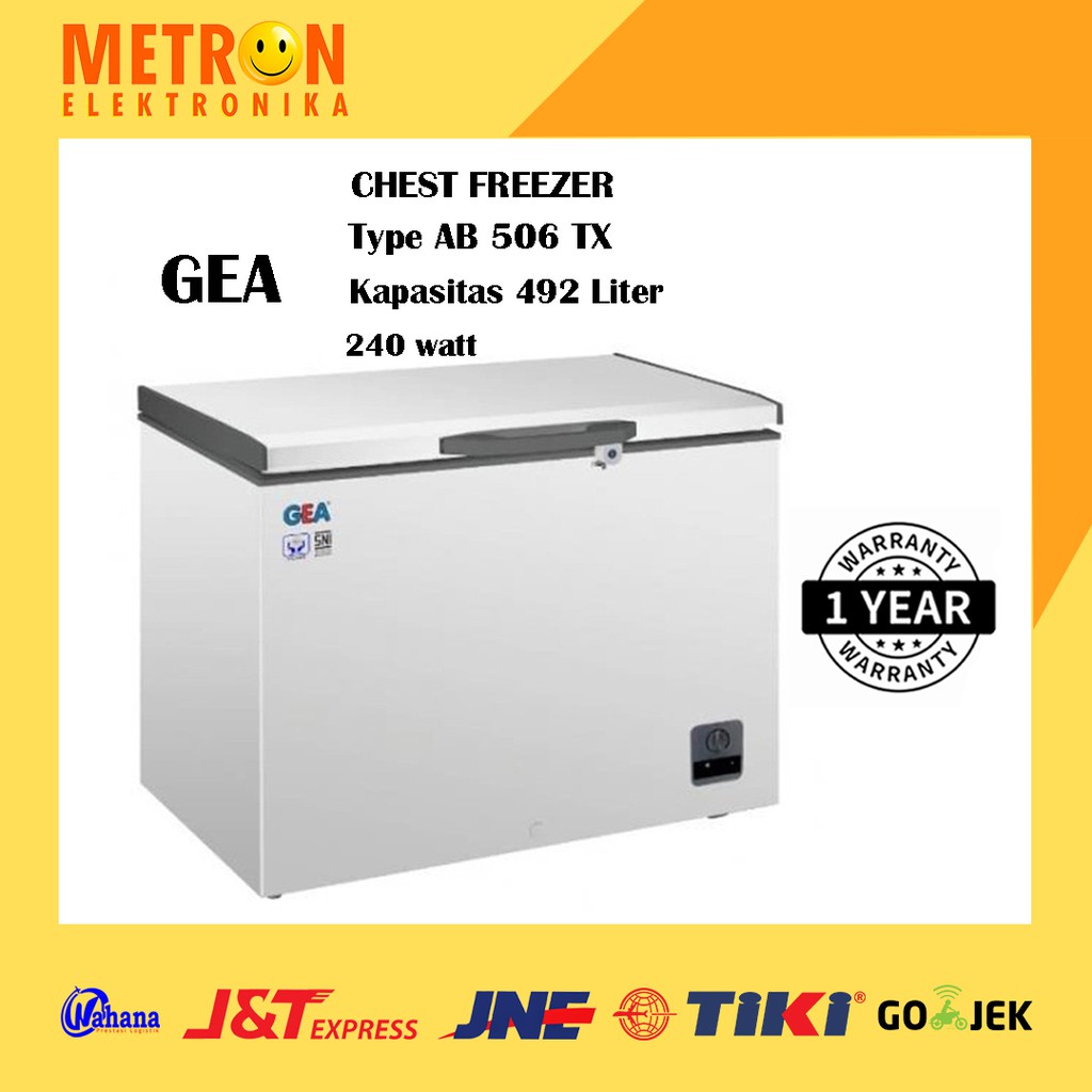 GEA AB 506 TX - CHEST FREEZER 500 LITER / AB506TX