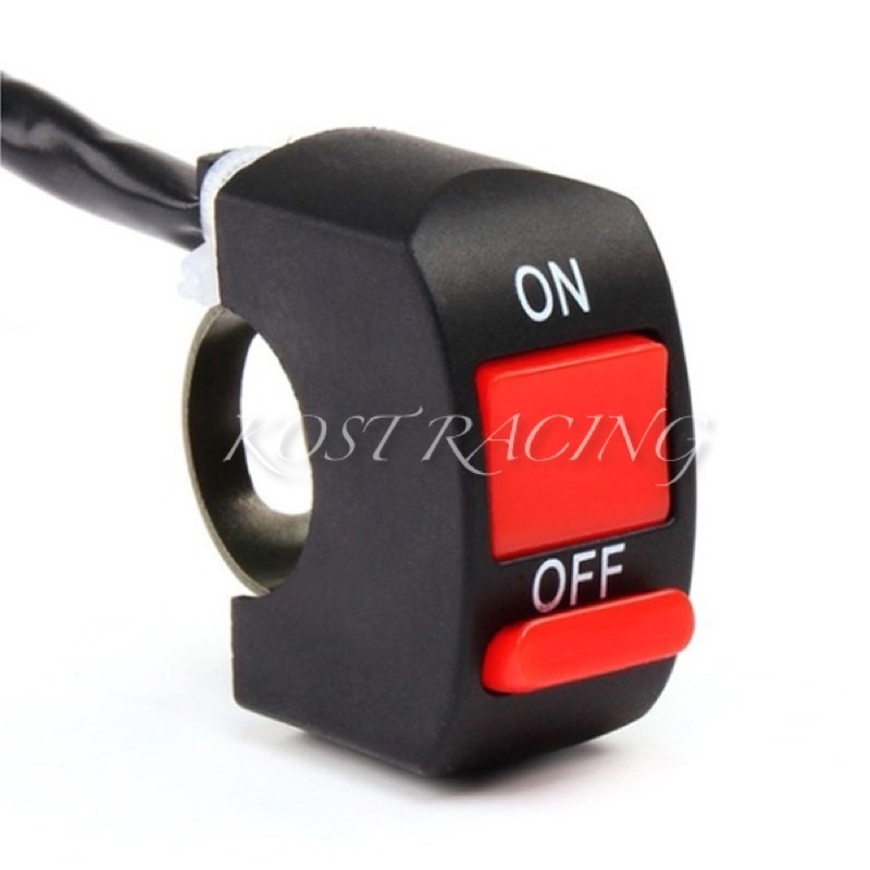 SAKLAR ON OFF SWITCH ON OFF LAMPU BREKET STANG SAKLAR ON OFF UNIVERSAL SEMUA JENIS MOTOR SAKLAR HAZA