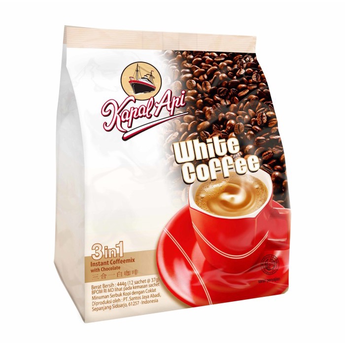 

t01thy Kapal Api White Coffee Bag ( Isi 12 Sachet@37Gram) Ds20X11