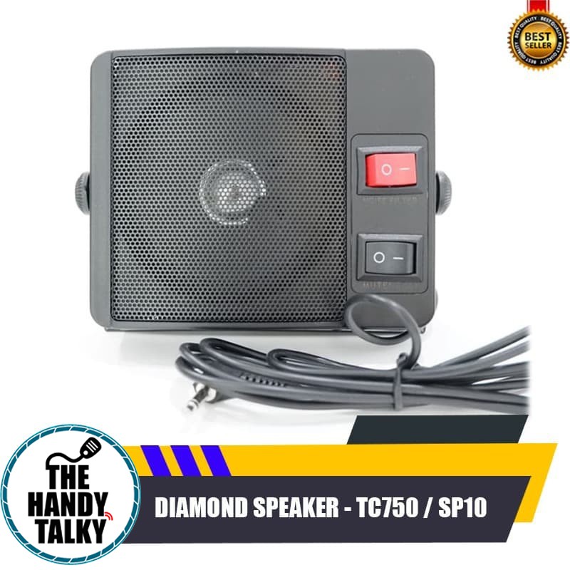 Diamond Speaker TC750 SP10 External Speaker HT RIG Kenwood Yaesu Icom