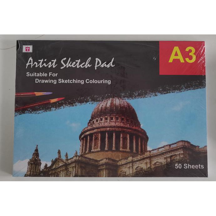 

Hari Ini Grosir - Tiara Sketch Pad A3 50 Lembar 150 Gr - Buku Sketsa Book Lukis Berkualitas