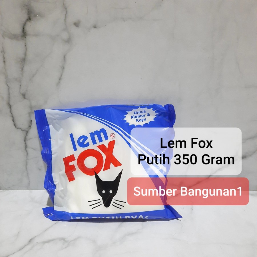 

Lem Fox lem kayu putih lem kertas 350 gram