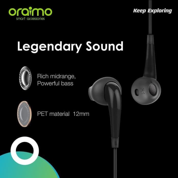 Headset Handsfree Oraimo OEP-E21 Headset Oraimo  Sound With Mic Stereo-4