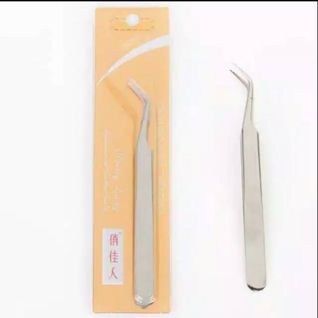 PINSET NAVINA STAINLESS STELL UNTUK EYELASH EXTENSION