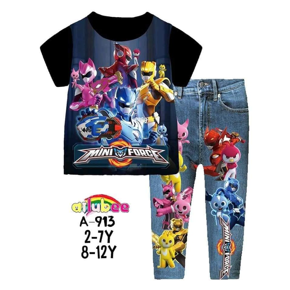 2Y - BOBOIBOY BAJU TIDUR ANAK COWOK AILUBEE A913