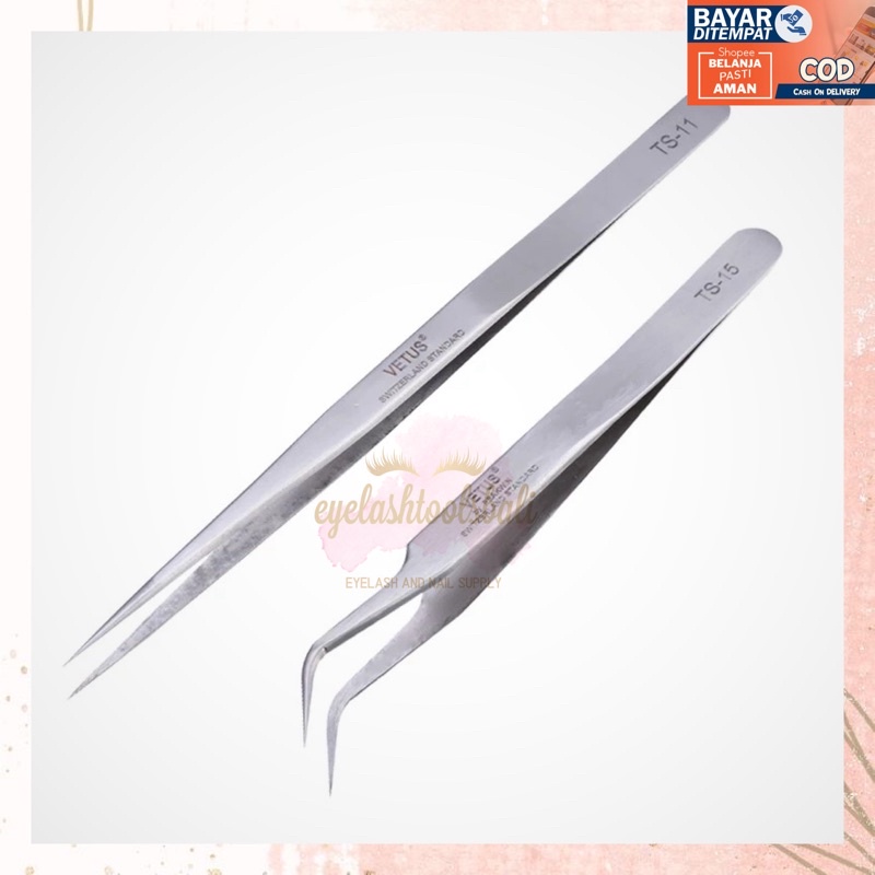 PINSET VETUS HRC SILVER CAPIT EYELASH EXTENSION