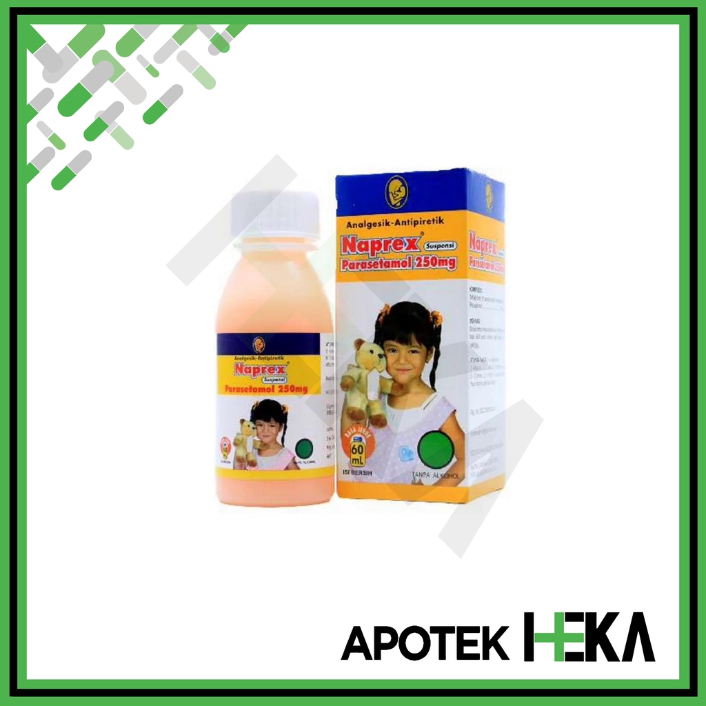 Naprex Sirup 60 ml - Parasetamol Syrup Demam Anak (SEMARANG)