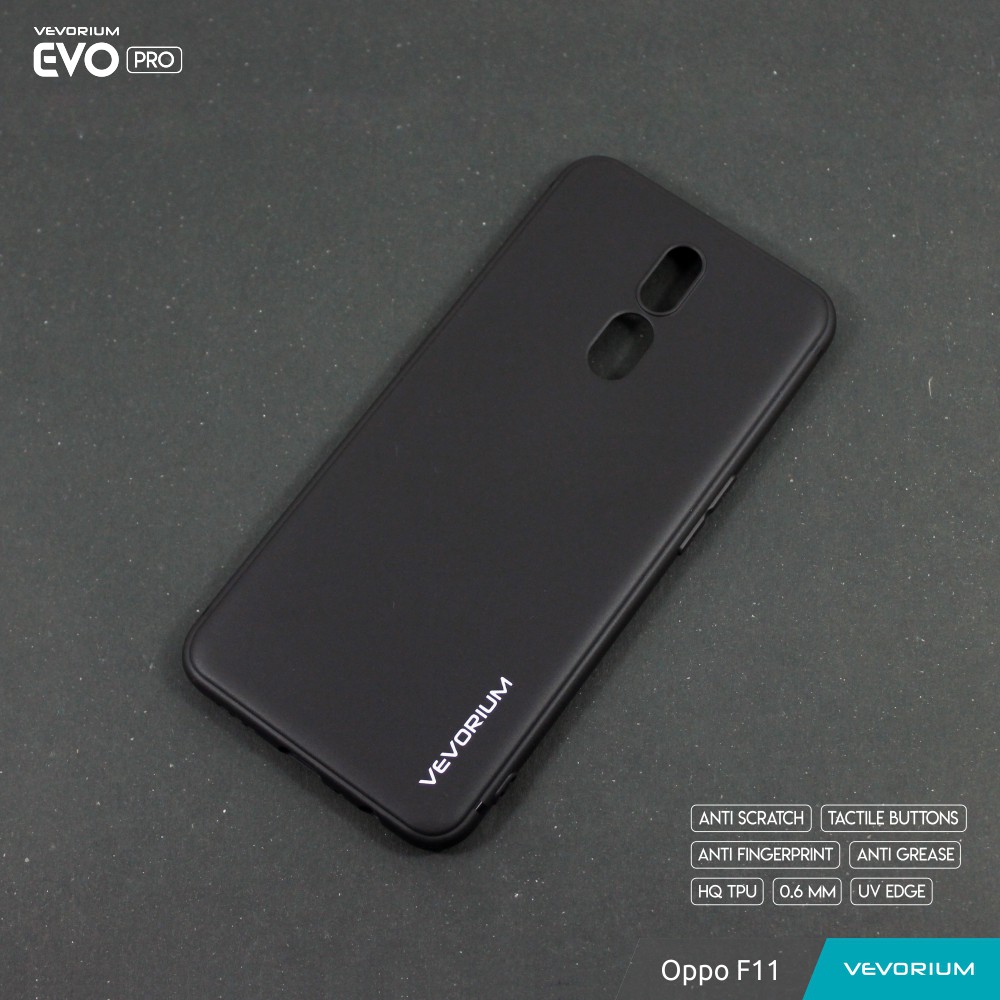 VEVORIUM EVO PRO Oppo F11 Softcase Soft Case dan Tempered Glass