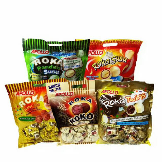 

Apollo roka wafer ball susu isi 50 pcs