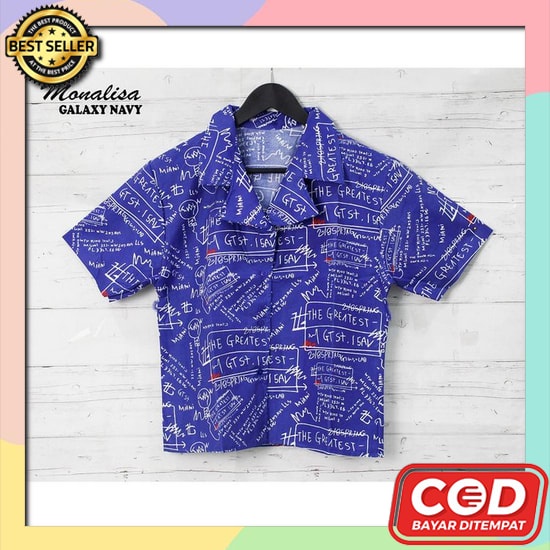 Karina Tunik Baju Kemeja Blouse Wanita Lengan Panjang Kekinian Terbaru Karina Formal Model Terbaru 2