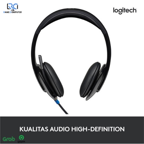 Logitech H540 Headset Stereo USB Mikrofon Noise-Cancelling