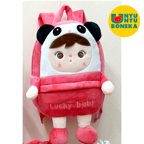 Tas Ransel Import Boneka kaki tangan metoo angela pretty girl princess sekolah baby kids