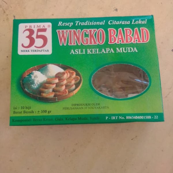 

WINGKO BABAD ENAK 35 WINGKO BASAH ISI 10PCS ASLI SOLO ENAK MANIS GURIH