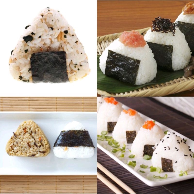 Cetakan Bento Nasi Kepal Segitiga Onigiri Sushi Triangle Mold