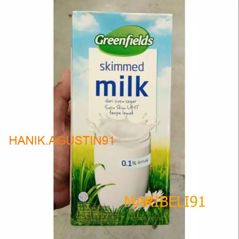 

Susu Greenfields UHT 1 lt All Varian | Greenfield Skimmed