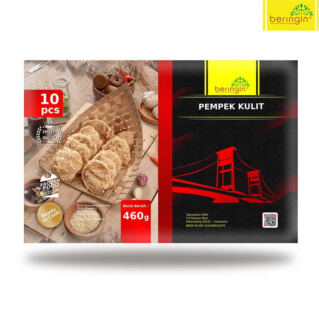 

Pempek Beringin Kulit Vacum Isi 10Pcs