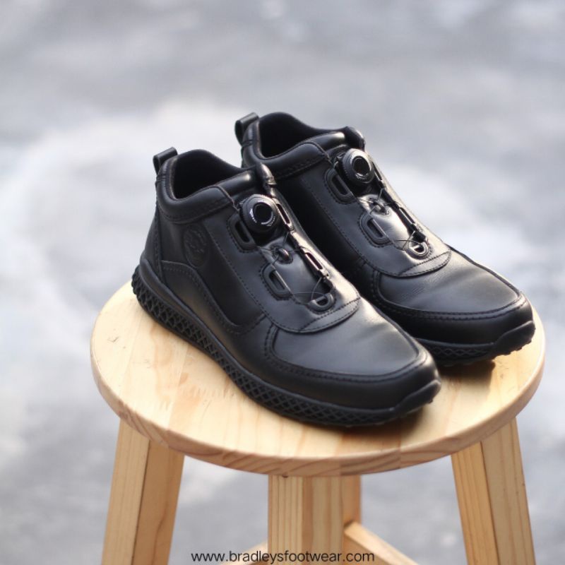 BRADLEY'S HERO - BLACK | Sneakers Pria Mahakarya Terbaru BRADLEY'S HERO 100% Original's Kulit Asli