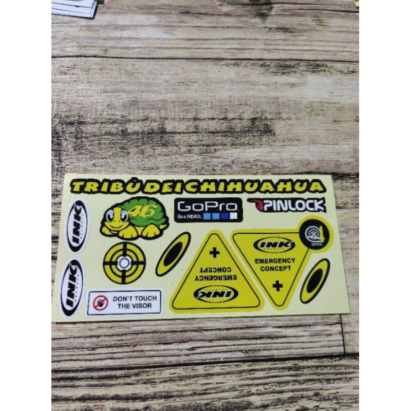 stiker helm INK