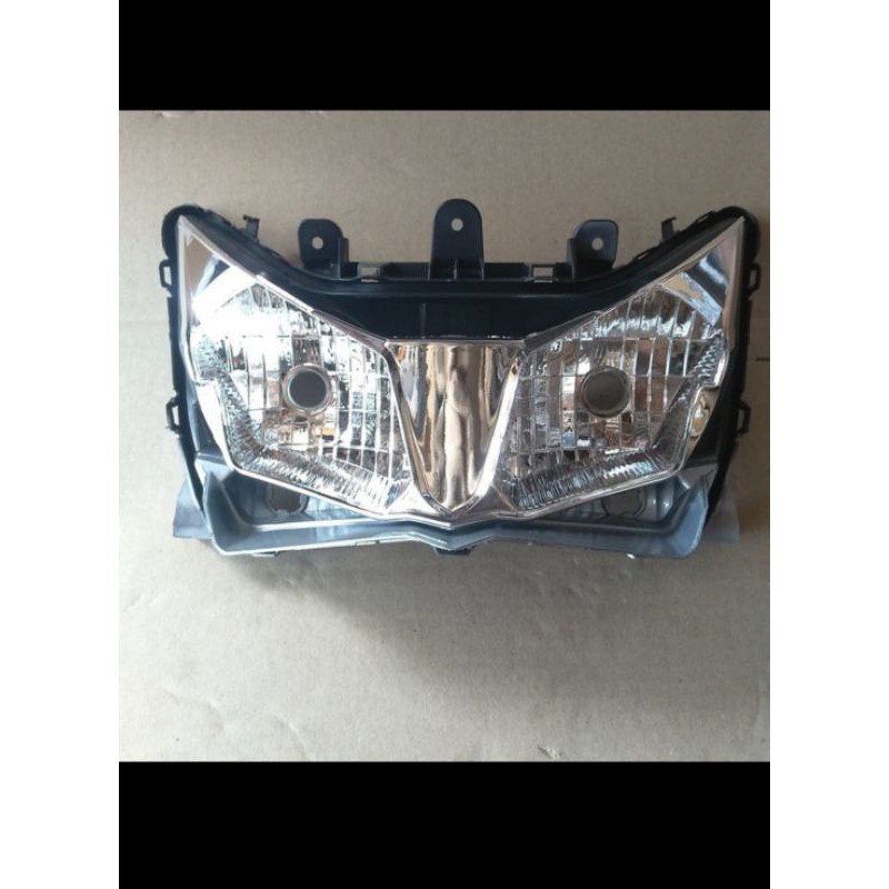 reflektor+mika kaca lampu depan vario 125 fi 2013-2015