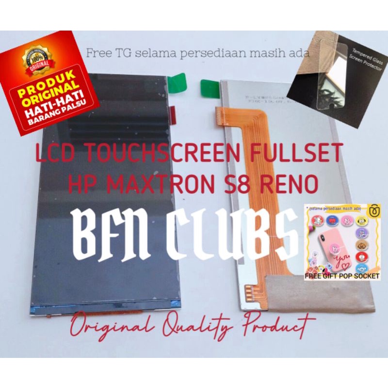 LCD Touchscreen Fullset Hp Maxtron S8 Reno Original Quality