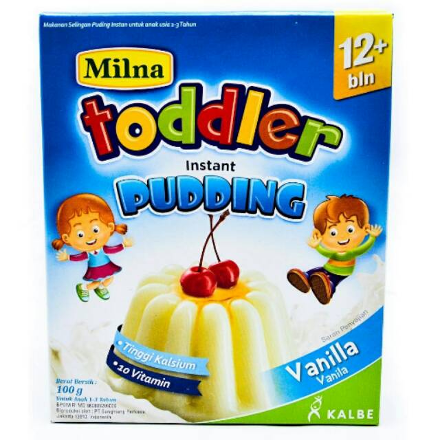 Milna Toddler Puding Rasa Vanilla Netto 100gr