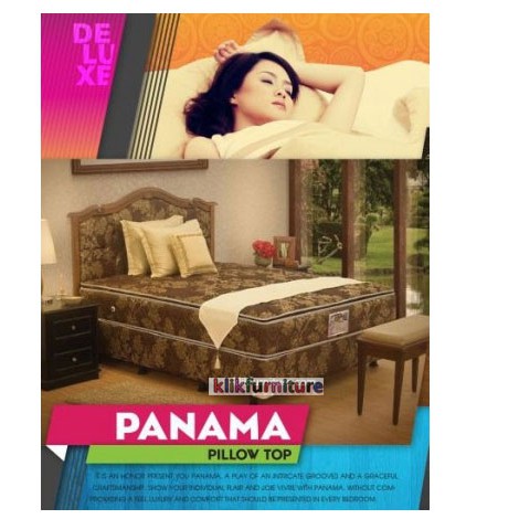Deluxe Pillowtop (set 120x200cm) Panama CENTRAL SPRINGBED