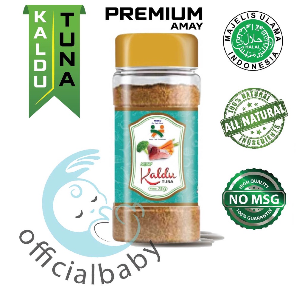 

Kaldu Alami Tuna Amay Non MSG Bebas Gula dan Garam Aiko Healty Food