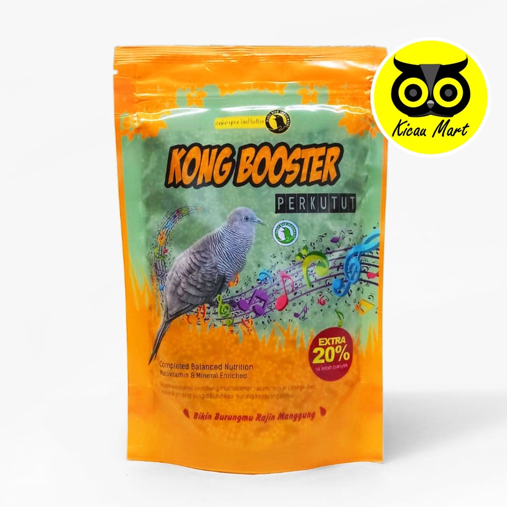 KONG BOOOSTER NUTRIBIRD PAKAN BURUNG PERKUTUT TERKUKU PUTER DARA MILET MERAH JUWAWUT CAMPUR KBSPK