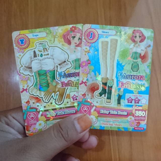 KARTU AIKATSU RARE CARD "FAIRY-TALE COORD" -satuan-