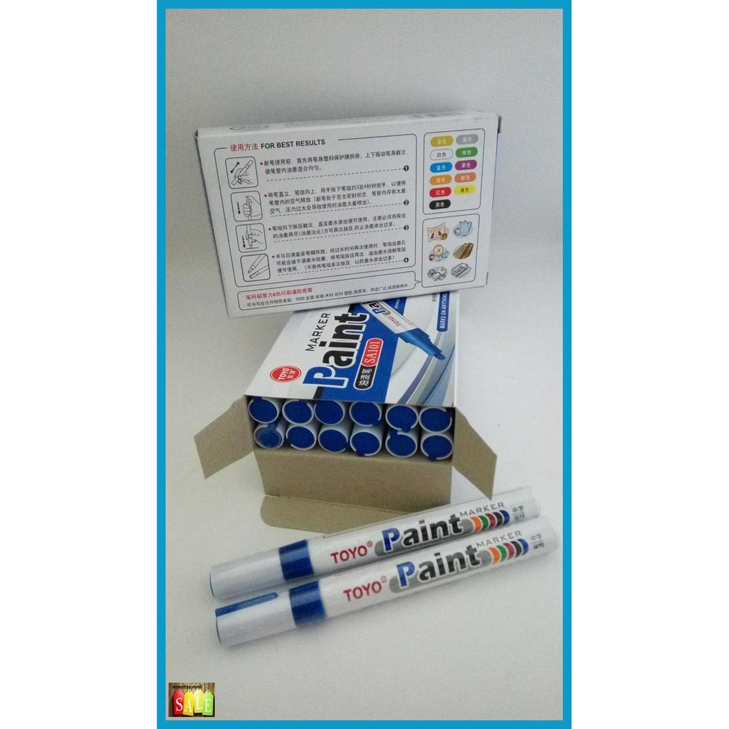 

VERCOCAR- SPIDOL BAN TOYO BIRU / PAINT MARKER TOYO BLUE HIGH QUALITY -ASLIII.