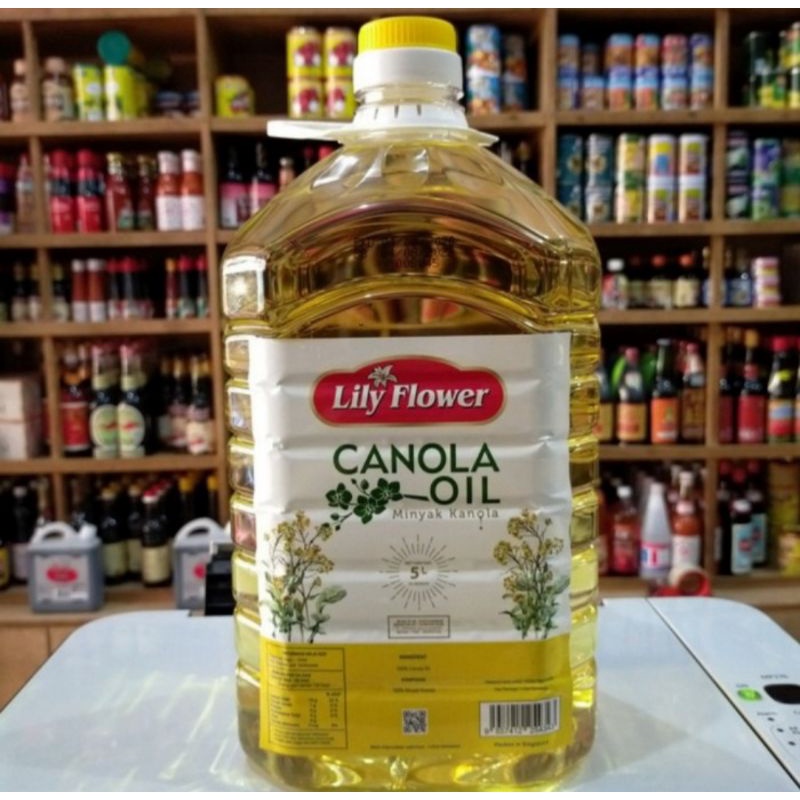 lily flower canola oil 5 liter / minyak canola 5l