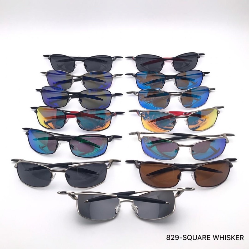 KACAMATA SUNGLASS OXKLEY SQUARE WHISKER 829 PREMIUM QUALITY BAHAN BESI TITANIUM POLARIS POLARIZED PO