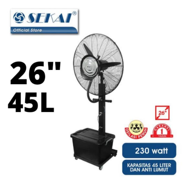 Kipas Angin Air Embun Kabut Sekai  26 inch