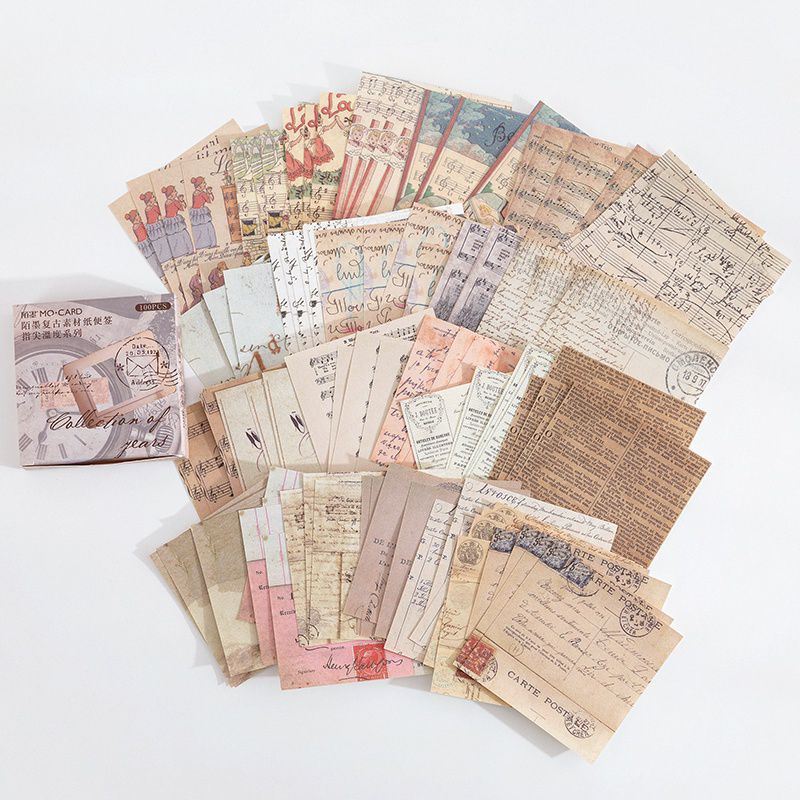 

10 PCS Vintage Paper for Scrapbooking / Journaling /DIY