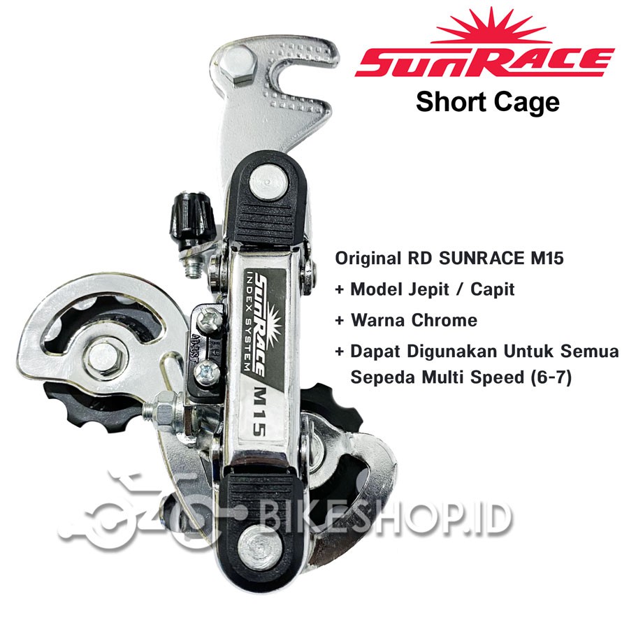 RD Rear Derailleur Sunrace M15 6 7 Speed Capit Short Letter S Minion Lipat Seli | High Quality