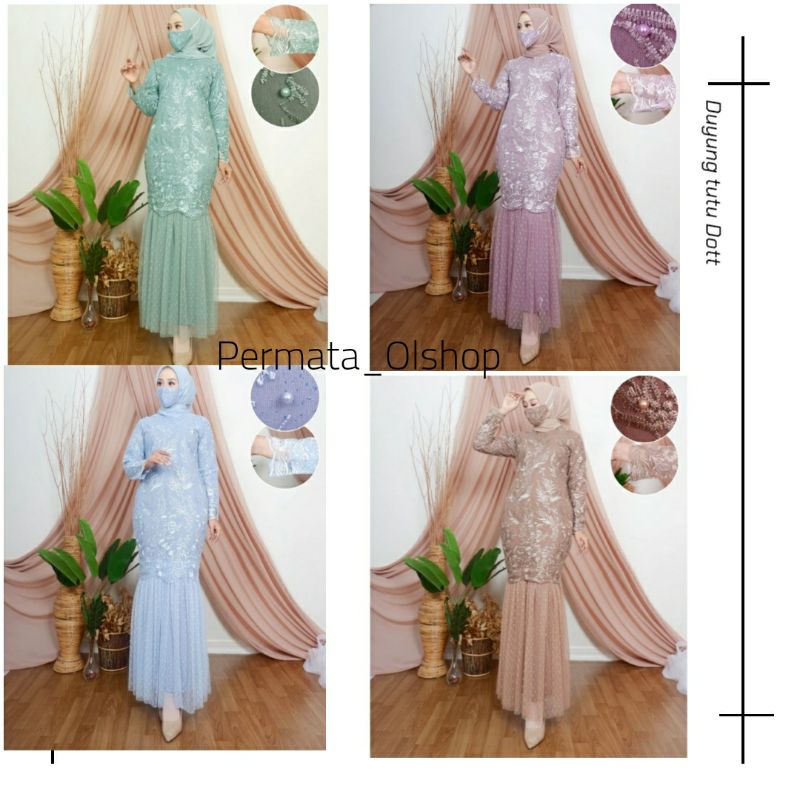 Gamis Duyung Tutu Dott / Kebaya Modern / Gamis / Gamis Duyung / Gamis Modern / Kebaya Wisuda