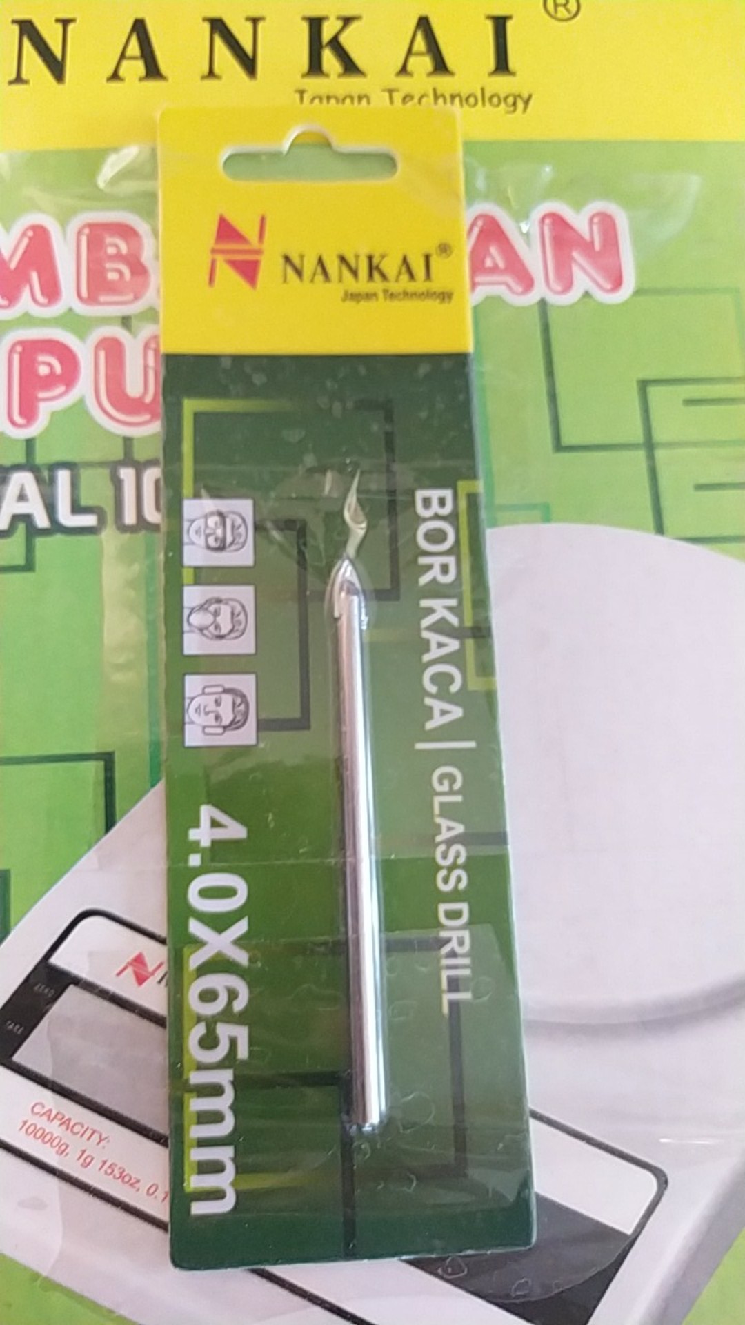 Mata Bor Kaca Tombak 4 Mm Nankai