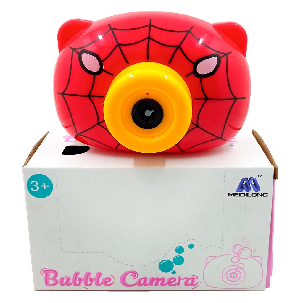 Bubble Camera Mainan Anak Kamera Gelembung Busa Nyala Lampu &amp; Musik