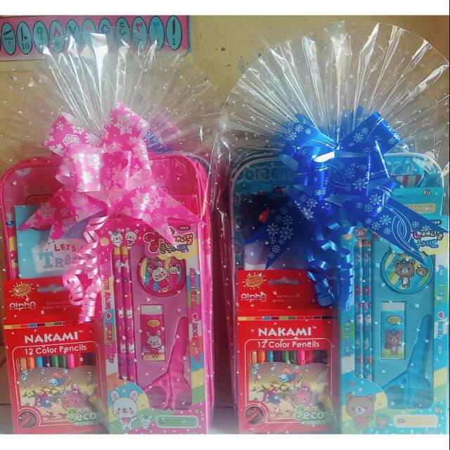 

Paket Murah (44) Bingkisan Ulang Tahun / Souvernir Ultah / Hadiah Lomba / ATK set / Stationery
