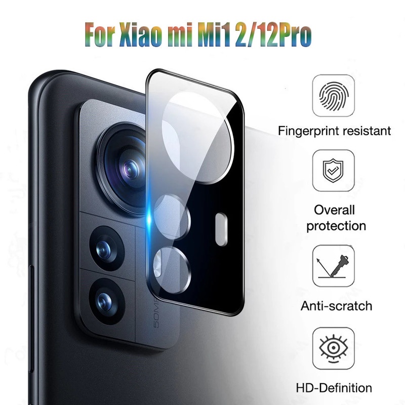 Film Pelindung Lensa Kamera 3d Anti Gores Untuk Xiaomi 12 12X Pro / Full Coverage