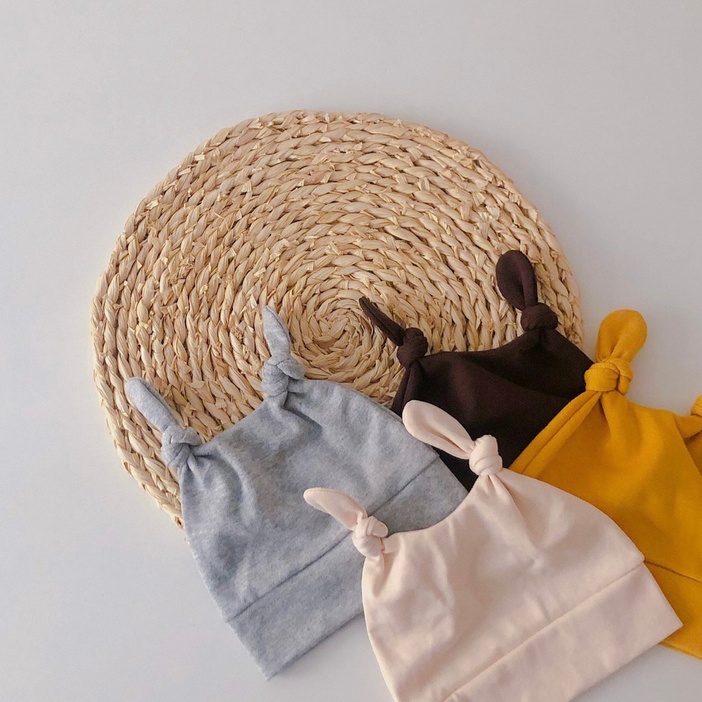 0-3 thn || Topi Bayi Newborn Anak Polos Kupluk Karakter Lucu Emen Anak Impor Catalog OIMG Oi