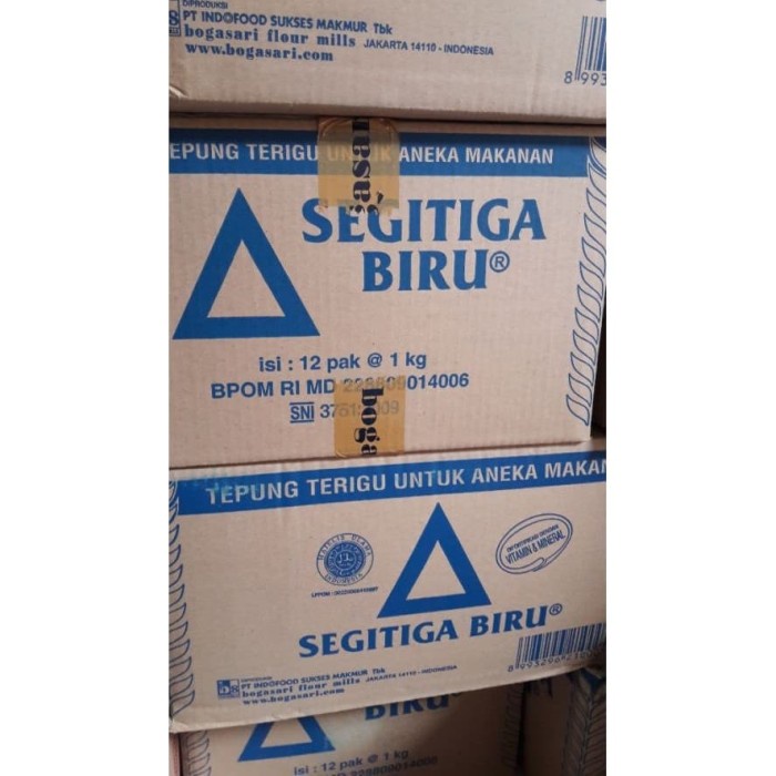 

PROMO [COD] Terigu Segitiga Kemasan 1kg Dus