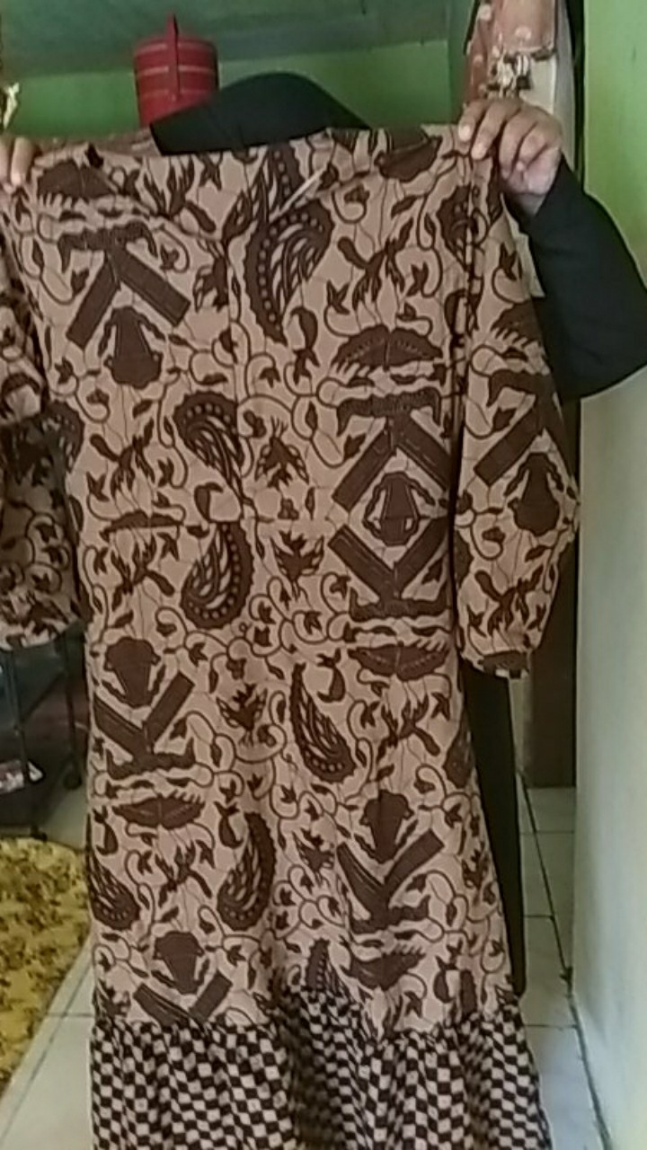 Gamis Batik Manggar Padi Sekar Cantik Kubis Kipas Daun Kupu Nadine Gendis Kawung Termurah/bisa Cod.