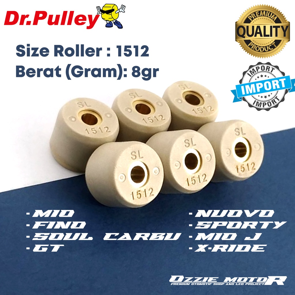 ROLLER DR PULLEY SIZE 1512 8gr ORIGINAL 100%