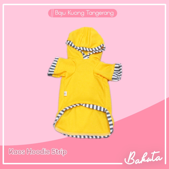 Kaos Hoodie saku belakang lucu untuk kucing dan anjing lucu murah size S M L XL (bisa pilih size)